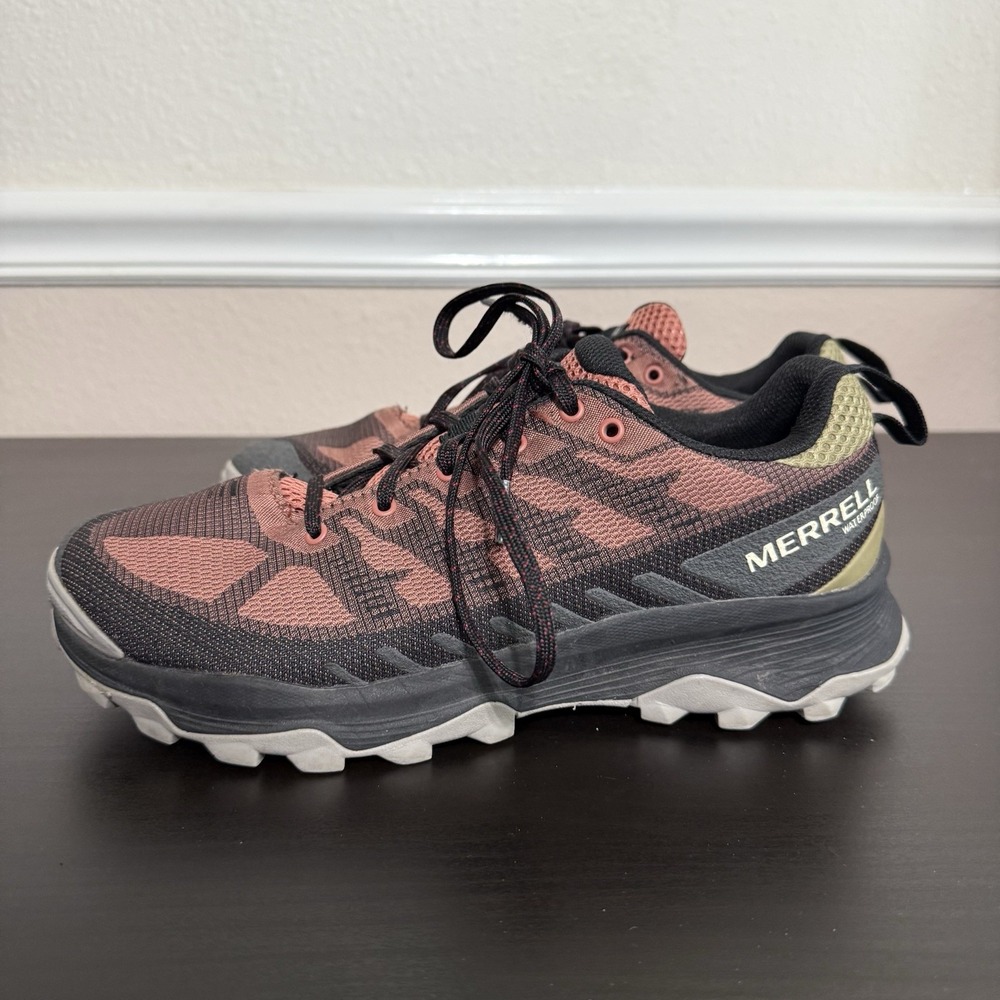 Merrell Women's Speed Eco WP‎ Sedona Herb Size 9.5 J037184 Hiking Outdoor Shoes